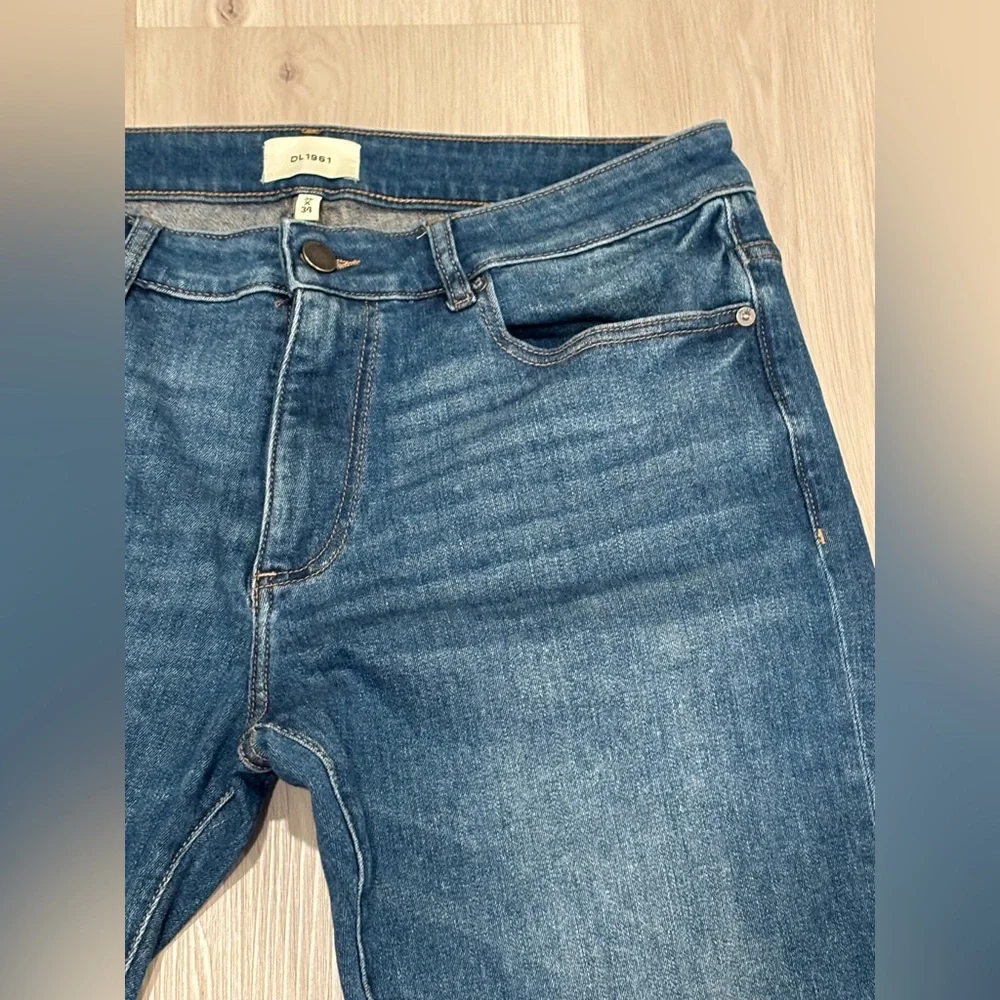 DL1961 Men's Deep Indigo Straight Jeans Size 36/34